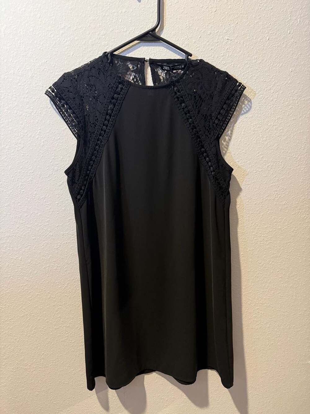 Zara Black Lace Dress Size XS